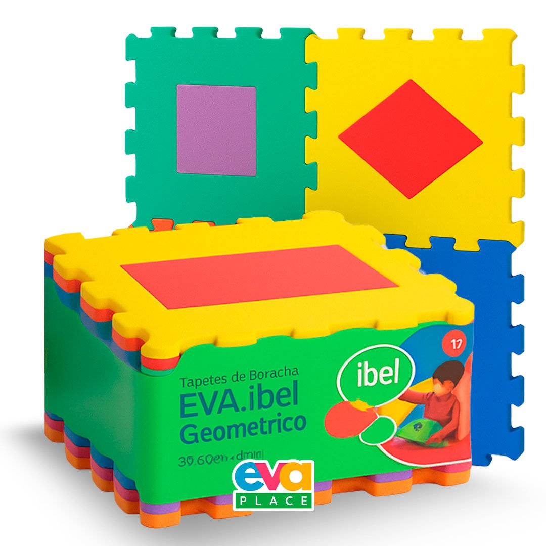 Tapete EVA Geométrico Infantil 30x30cm – 8mm (9 Peças) - Imagem 5