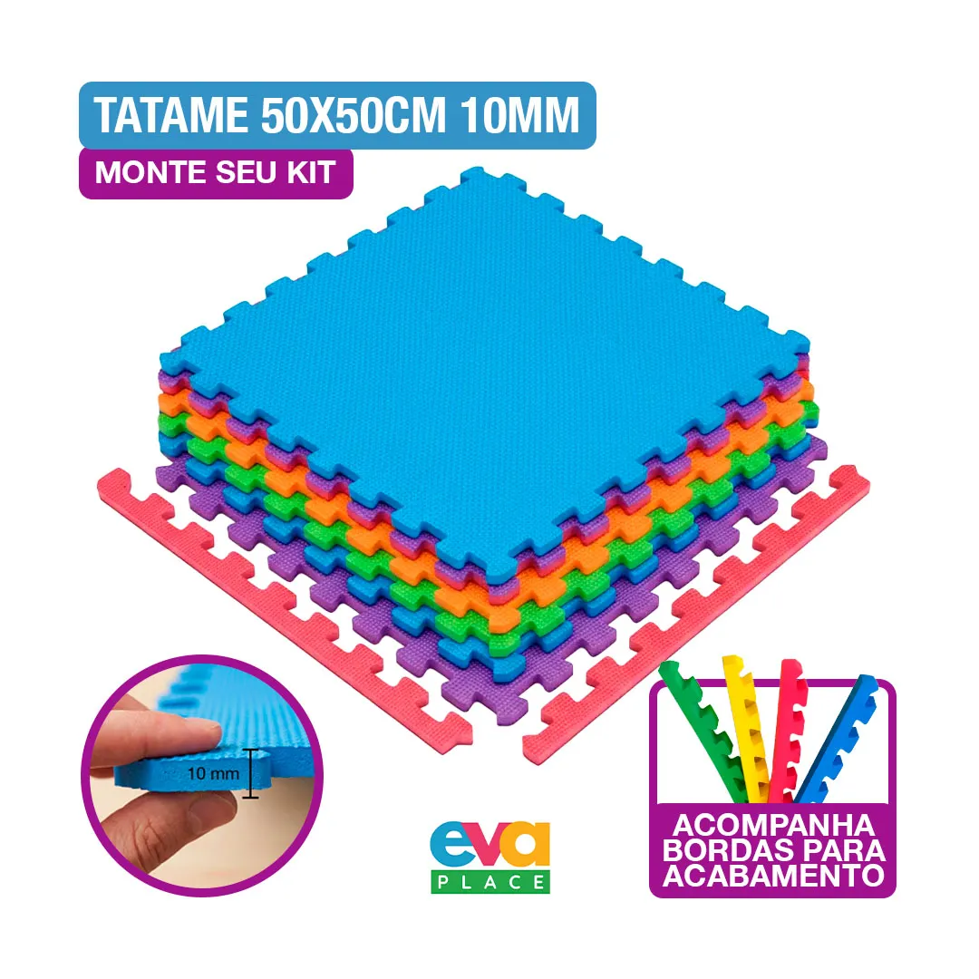 Monte seu Kit - Tatame EVA 50x50cm 10mm