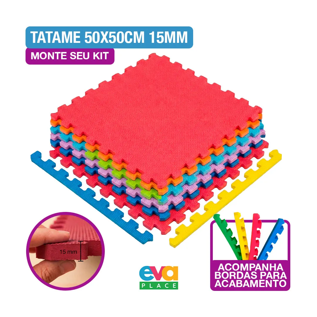 Monte seu Kit - Tatame EVA 50x50cm 15mm