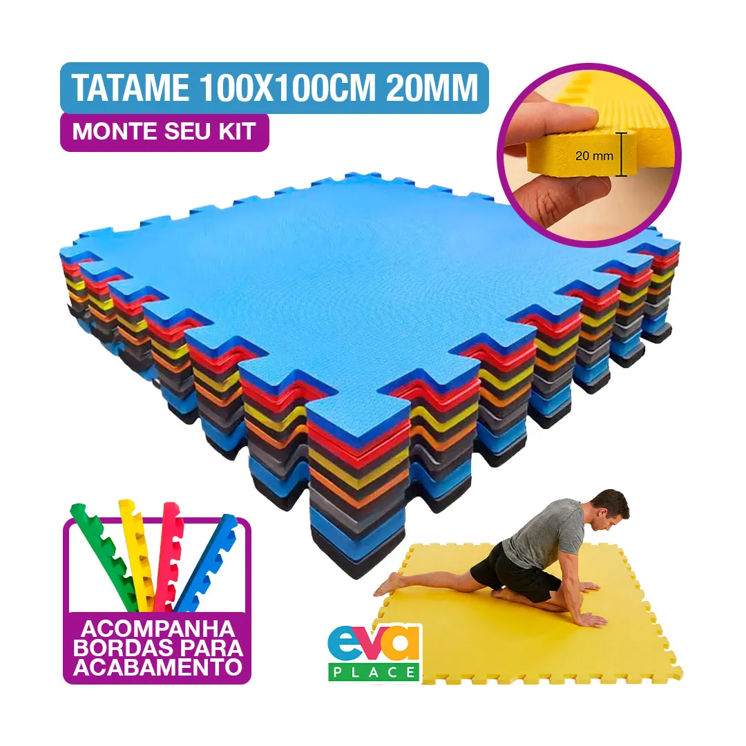 Monte seu Kit - Tatame EVA 100x100cm 20mm