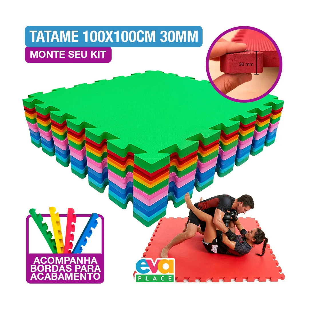 Monte seu Kit - Tatame EVA 100x100cm 30mm