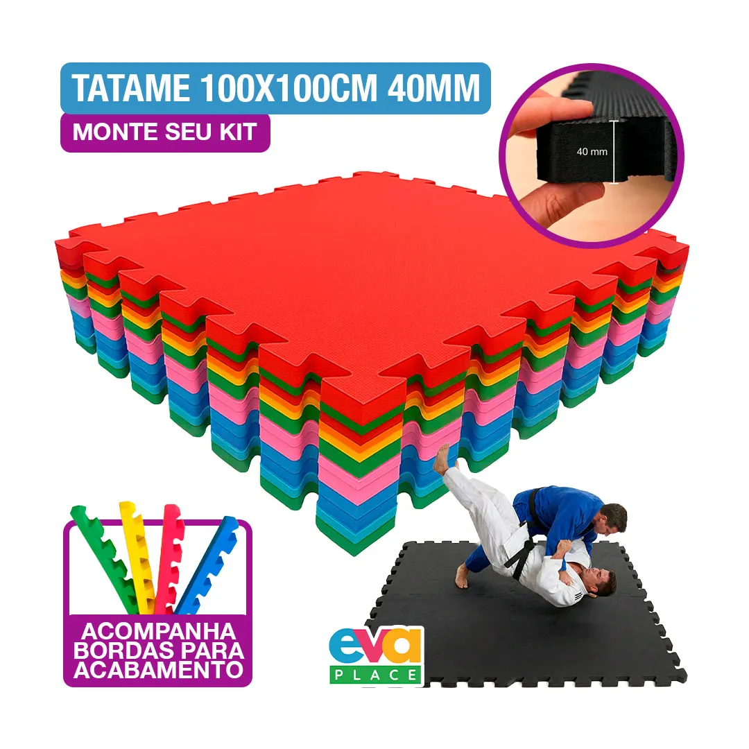 Monte seu Kit - Tatame EVA 100x100cm 40mm