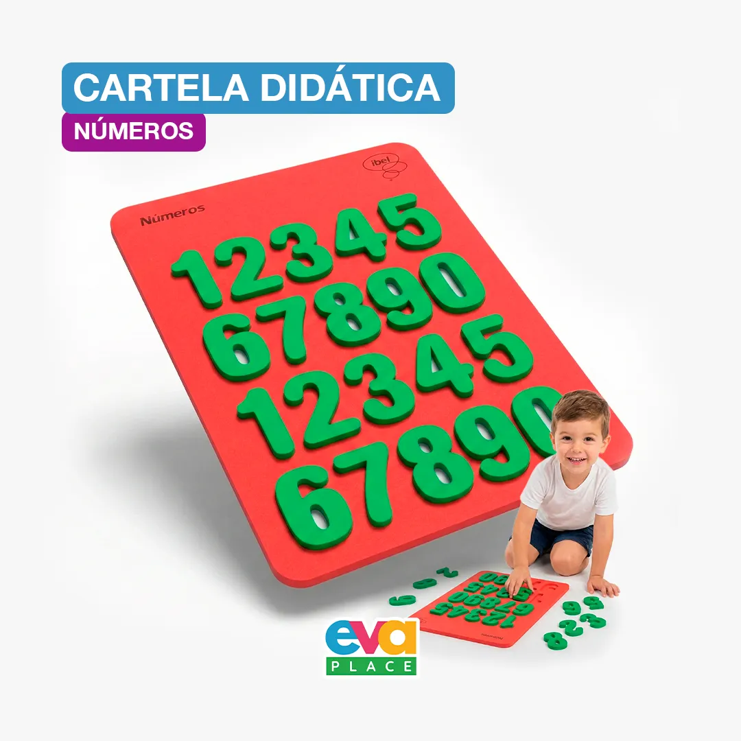 Cartela EVA  - Números