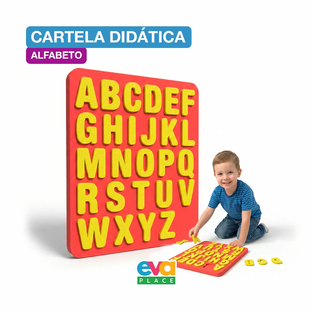 Cartela EVA - Alfabeto