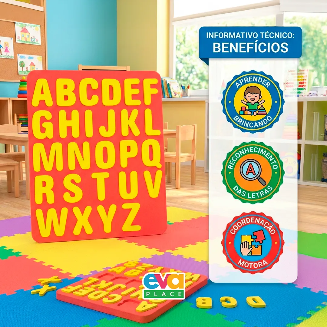 Cartela EVA - Alfabeto - Imagem 3