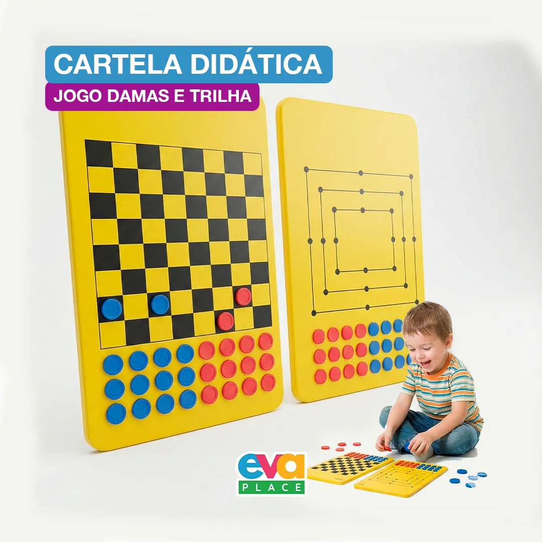 Cartela EVA  - Damas e Trilhas