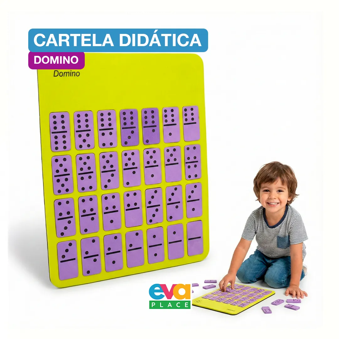 Cartela EVA  - Jogo de Dominó