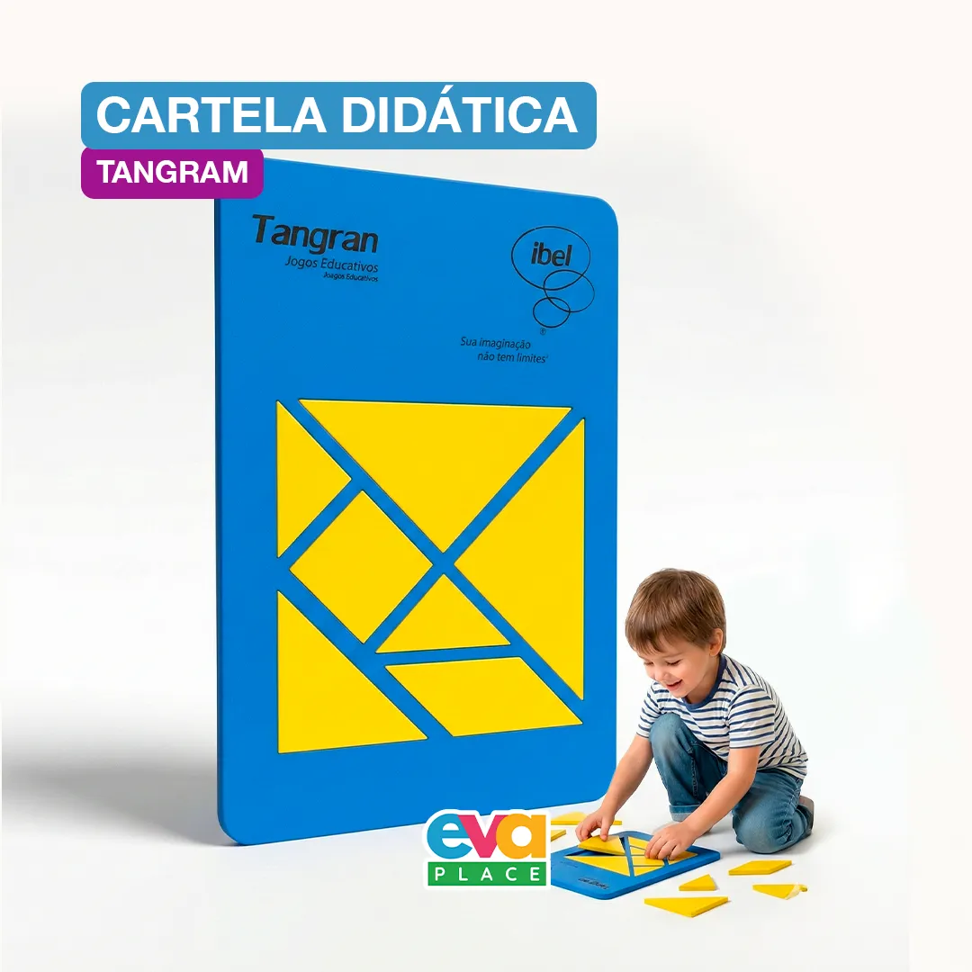 Cartela EVA  - Jogo Tangram