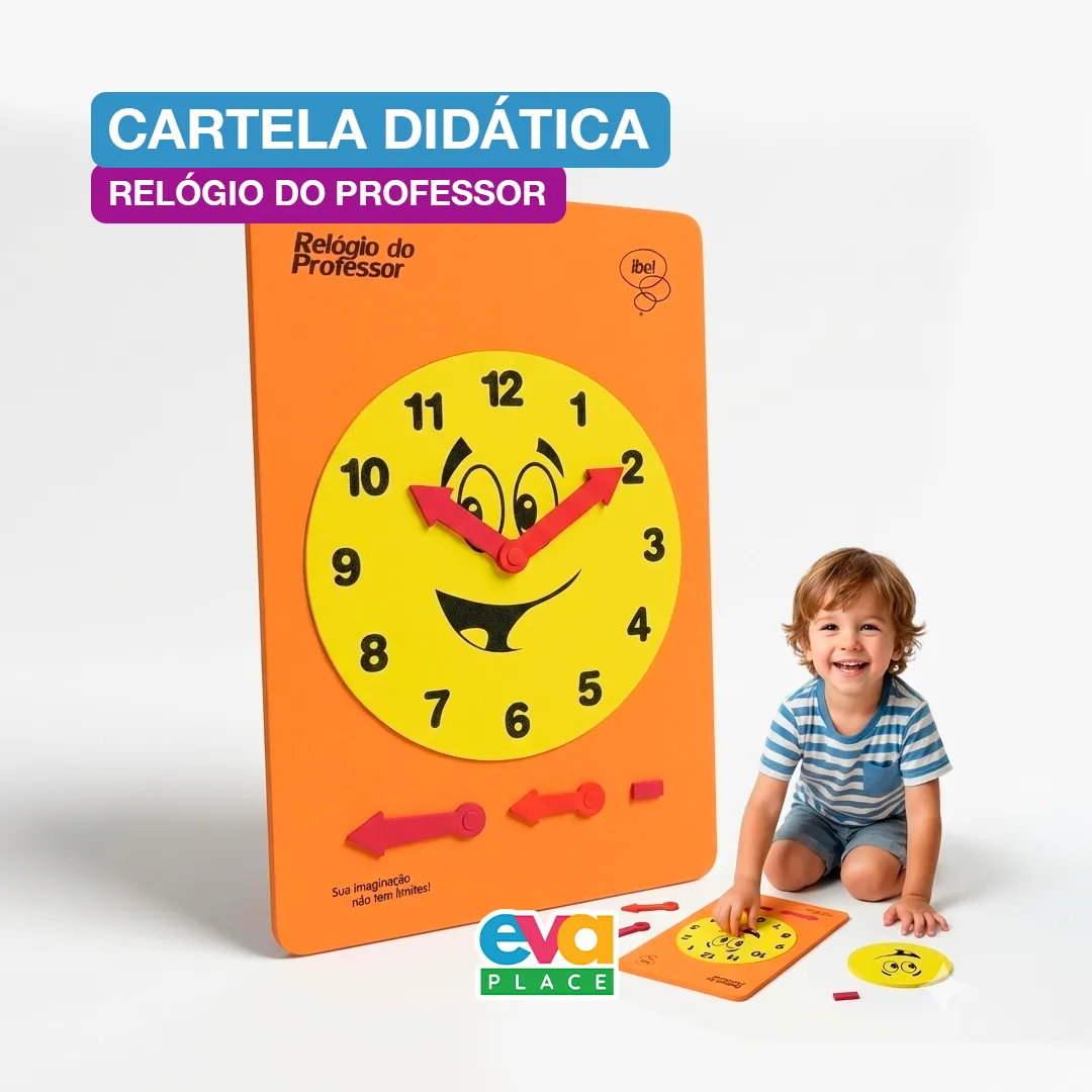 Cartela EVA  - Relógio do Professor