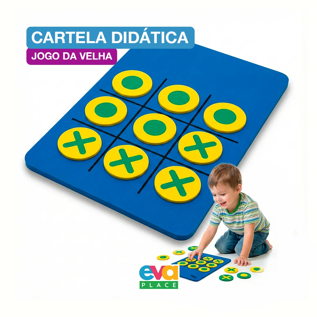 Cartela EVA  - Jogo da Velha