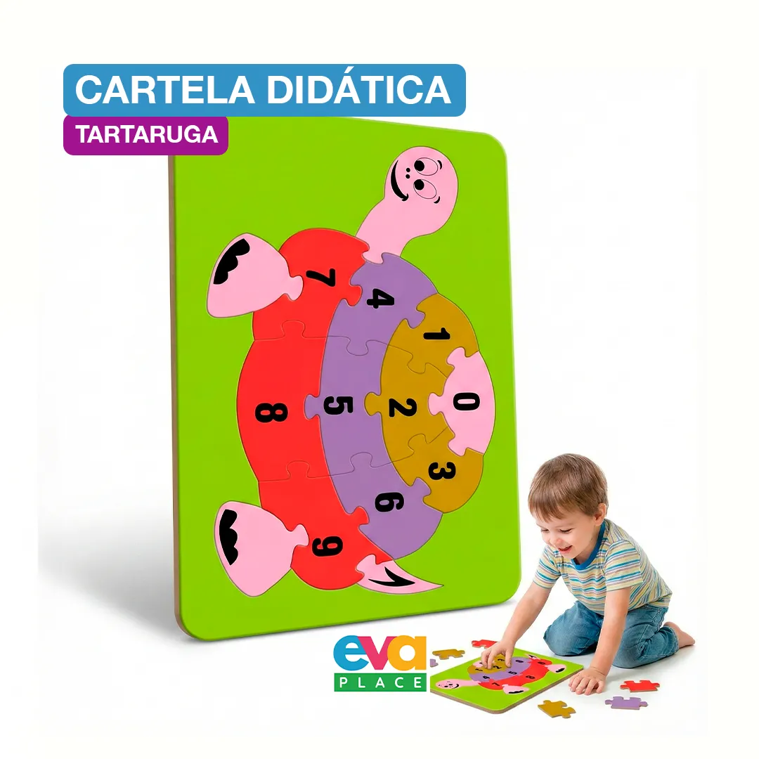 Cartela EVA  - Jogo da Tartaruga
