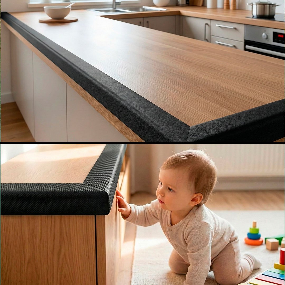 Cantoneira EVA Auto-Adesiva 100×4×4cm – Proteção de Quinas e Pilares (10mm) - Imagem 2