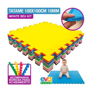 Tatame 100x100cm 10mm Liquidação